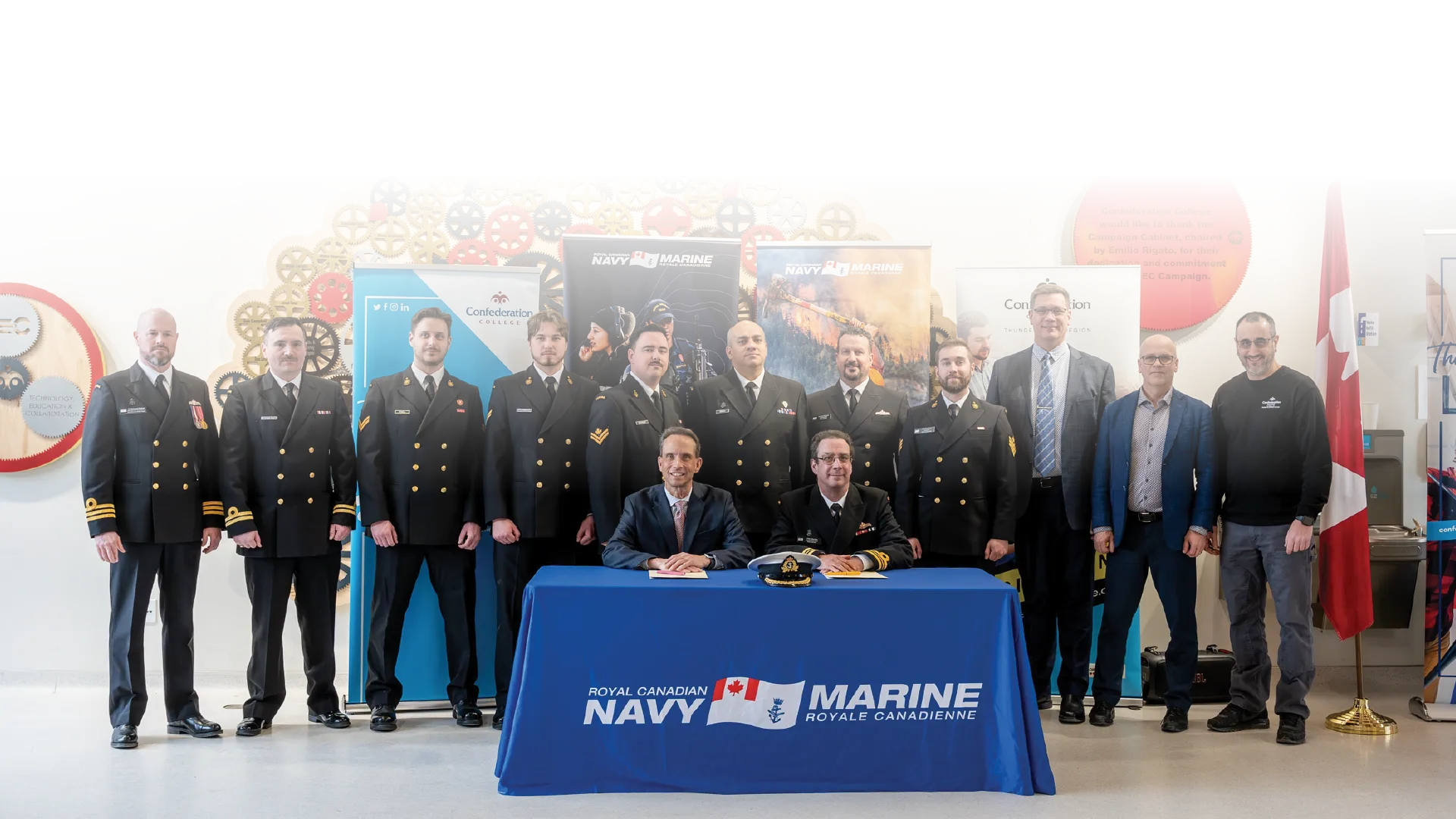 Background image for navy partnership slide