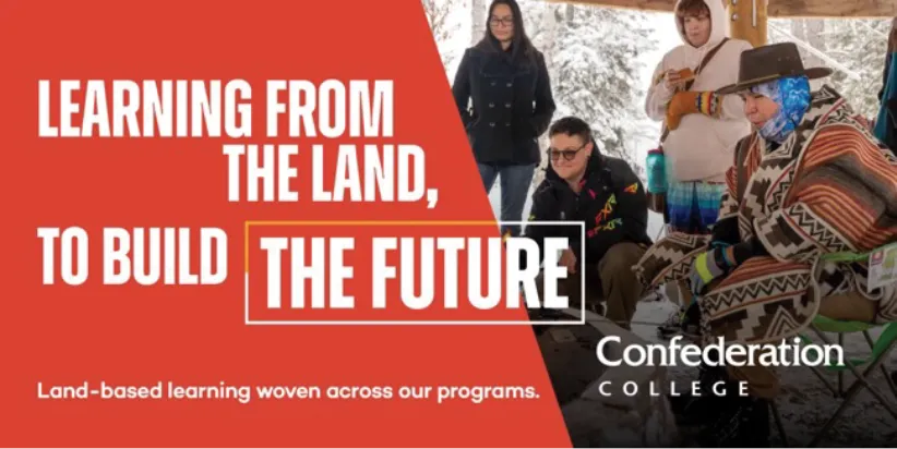 This is Opportunity Knocking ad featuring a student in a welding workshop.
